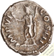 173AD-174AD Denarius - Marcus Aurelius / Togate